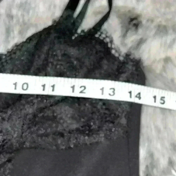 NWT Topshop Black Lace Bodycon Dress sz 8 - Picture 4 of 8